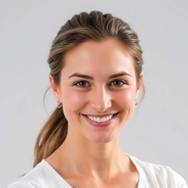 A professional headshot of Isabella Rossi, a charismatic individual with a friendly smile.