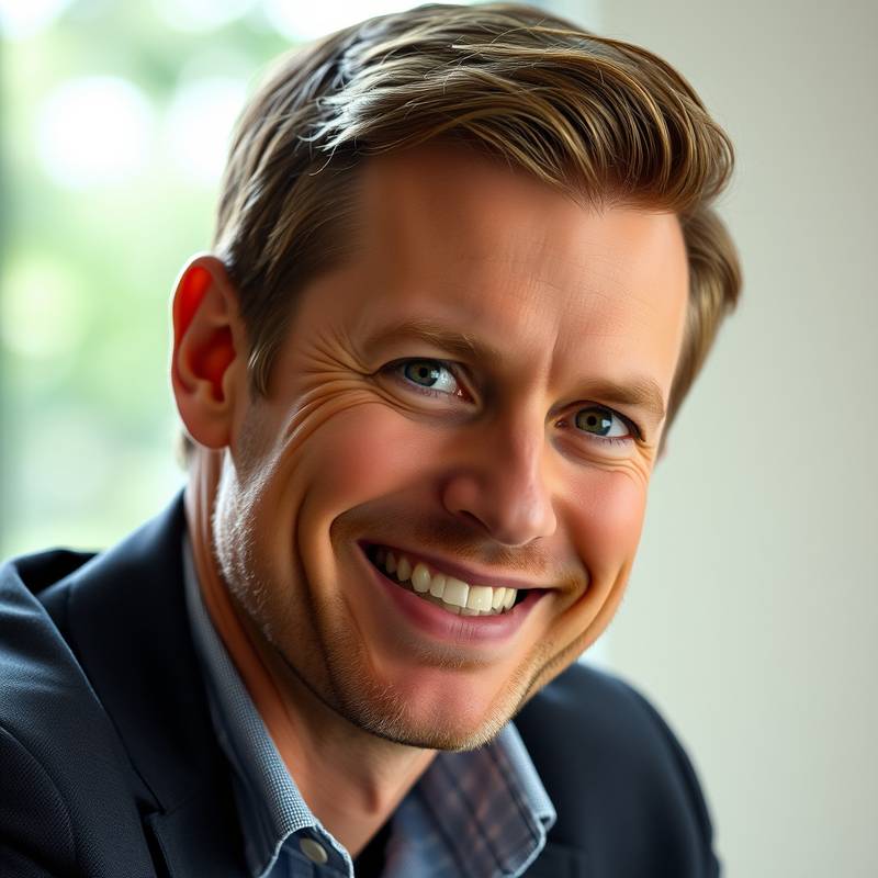 Image of David O'Connell, smiling confidently and looking directly at the camera.